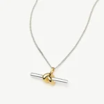 Lucy Williams T-Bar Knot Pendant Necklace